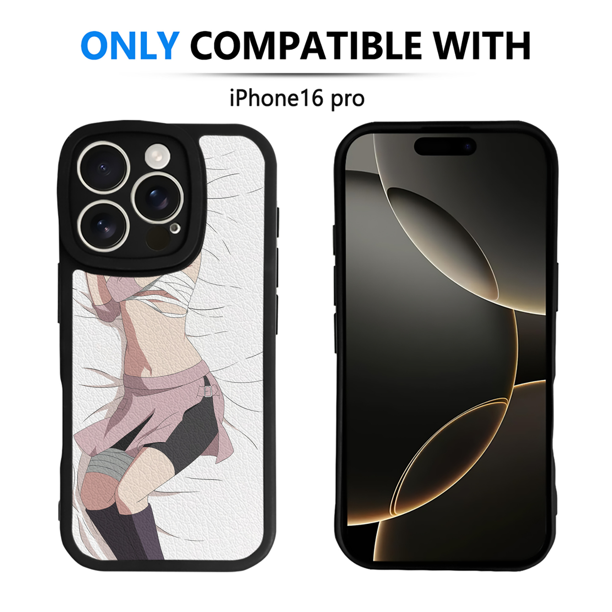 （画像用） NARUTO -ナルト- NARUTO -ナルト- 疾風伝 【iPhone 16シリーズ対応】シリコンスマホケース（レザー調） 材質：シリコン